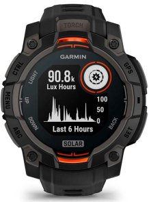 Смарт годинник Garmin Instinct 3 - 45 mm Solar Black with Black Band (010-02934-00)