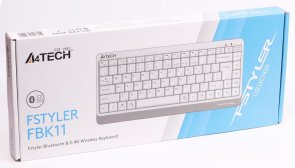 Клавіатура компактна A4tech Fstyler FBK11 White