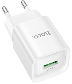 Зарядний пристрій Hoco C145A Charm 18W White (6942007630214)