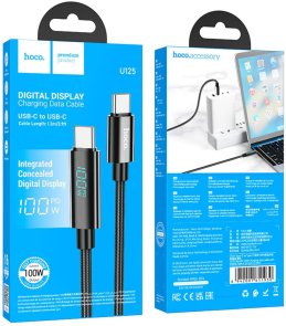 Кабель Hoco U125 Benefit 100W Type-C/Type-C 1.2m Black (6942007611930)