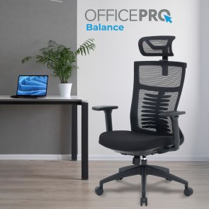 Крісло OfficePro Balance OC550-B-B-B Black
