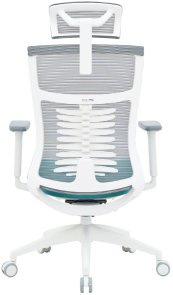 Крісло OfficePro Balance OC550-W-DG-BL White/Dark Gray/Blue