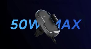 Кріплення для мобільного телефону Xiaomi 50W Wireless Car Charger Black (BHR6748GL)