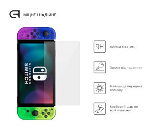 Захисне скло Armorstandart for Nintendo Switch OLED - Glass.CR (ARM74480)