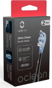 Насадка для зубної щітки Oclean UW03 Ultra White Black 2pcs (6970810556995)