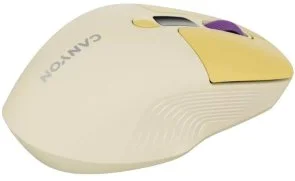 Фото: Миша Canyon MW-26 LCD Silent Dual Mode Wireless Yellow (CNS-CMSW26Y) № 3 | KTC