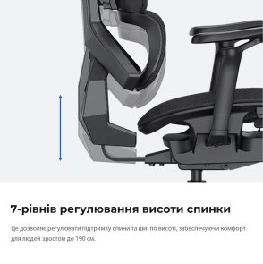 Крісло Anda Seat X-Air Pro Size XL Mesh Gray (AD-WY-01-GGF-G01)