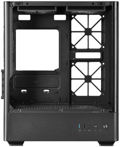 Корпус ProLogix Lumi GM-01AB Glass Black with window