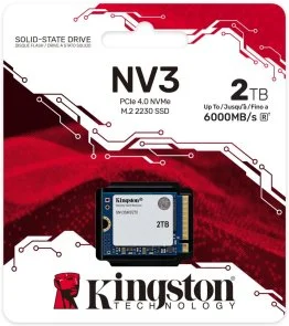 Фото: SSD-накопичувач Kingston NV3 2230 PCIe 4.0 x4 NVMe 2TB (SNV3SM3/2T0) № 3 | KTC