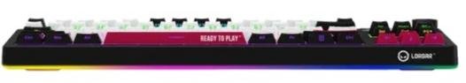 Клавіатура Lorgar KBP70TKLW Toxic Purple ENG WL/RT/USB Black/Red (LRG-KBP70TKLW-BK-US)