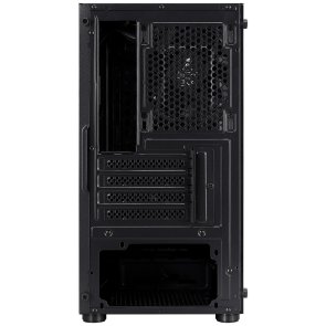 Корпус 1stPlayer B5-M-BK-3F Black with window
