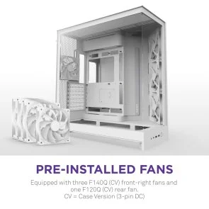 Фото: Корпус NZXT H9 Flow White with window (CM-H92FW-01) № 5 | KTC