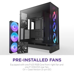 Корпус NZXT H9 Flow RGB Black with window (CM-H92FB-R1)