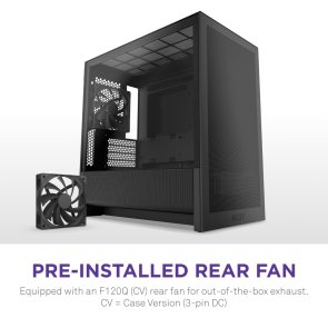 Корпус NZXT H3 Flow Black with window (CC-H31FB-01)