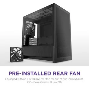 Фото: Корпус NZXT H3 Flow Black with window (CC-H31FB-01) № 2 | KTC