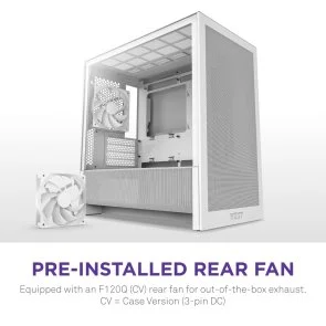 Фото: Корпус NZXT H3 Flow White with window (CC-H31FW-01) № 2 | KTC
