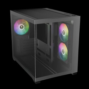 Корпус Gamdias Aura GC10M V2 ARGB Black with window (4711514503159)