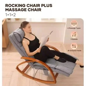 Фото: Масажне крісло-гойдалка Naipo Massage Rocking Chair (MGC-2300P) № 8 | KTC