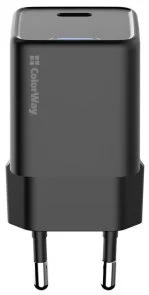 Фото: Зарядний пристрій ColorWay GaN Mini 25W Black (CW-CHS052PD-BK) № 5 | KTC
