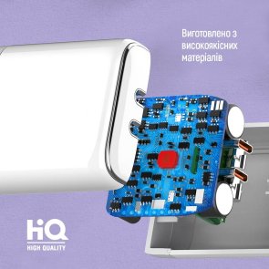 Зарядний пристрій ColorWay CHS048PD 40W White (CW-CHS048PD-WT)