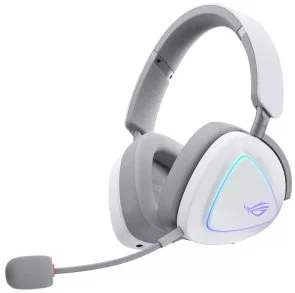 Фото: Гарнітура ASUS ROG Delta II Wireless Moonlight White (90YH03W0-BHUA10) № 2 | KTC