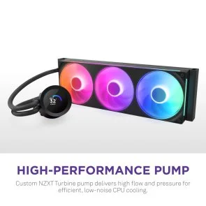 Фото: Система рідинного охолодження NZXT Kraken Plus 360 RGB Black (RL-KR360-B2) № 3 | KTC