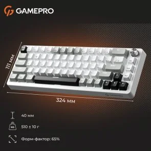 Фото: Клавіатура GamePro Genesis Silverlight MK116 YH Switches Grey № 15 | KTC