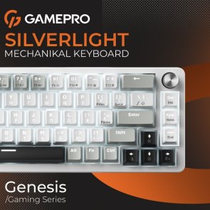 Клавіатура GamePro Genesis Silverlight MK116 YH Switches Grey
