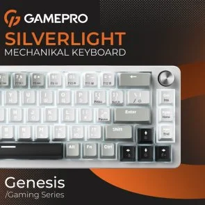Фото: Клавіатура GamePro Genesis Silverlight MK116 YH Switches Grey № 5 | KTC