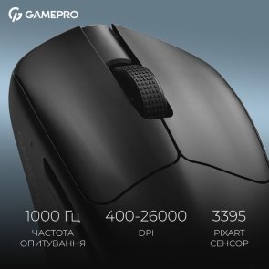 Миша GamePro Genesis Asgard Surt WL/BT/USB Black (GM017B)