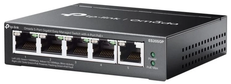 Фото: Комутатор TP-Link Omada ES205GP № 2 | KTC
