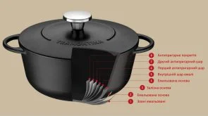Фото: Каструля Tramontina TRENTO 6L (20805/028) № 3 | KTC