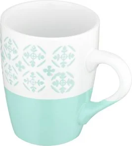 Фото: Чашка Ardesto Ornament 320ml Light Blue/White (AR3045LB) № 4 | KTC