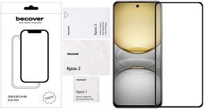 Захисне скло BeCover for Realme C75 - Black (713034)