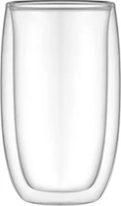 Фото: Набір чашок Ardesto 380ml 2pcs Clear (AR2638B) № 3 | KTC