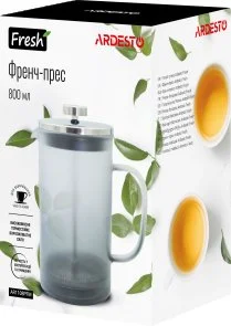 Фото: Френч-прес Ardesto Fresh Matt 800ml Gray (AR1108PFM) № 2 | KTC