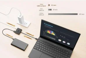 Фото: USB-хаб ASUS DC100 USB-C Mini Dock (90XB0820-BDS000) № 5 | KTC