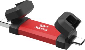Зовнішній SSD-накопичувач Silicon Power DS72 500GB Red (SP500GBUC3S72VPR)