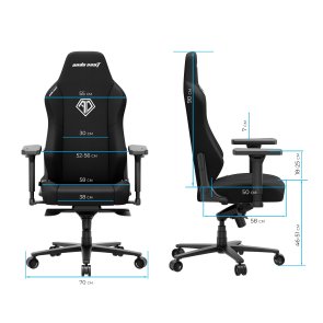 Крісло Anda Seat Phantom 3 XL Fabric Dark Gray (AD18XL-52-GB-F-G01)