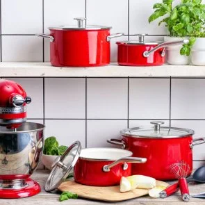 Фото: Каструля KitchenAid Steel Core 6L Red (CC003270-001) № 7 | KTC