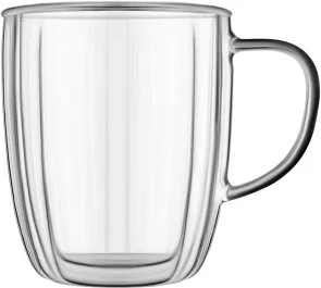 Фото: Набір чашок Ardesto 450ml 2pcs Clear (AR2645BHN) № 3 | KTC
