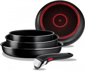 Фото: Набір змішаний Tefal Ingenio Easy Cook and Clean 13pcs Black (L1539843) № 7 | KTC