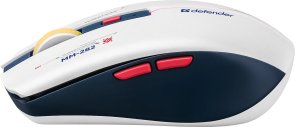 Миша Defender Dila MM-282 White/Blue (52282)