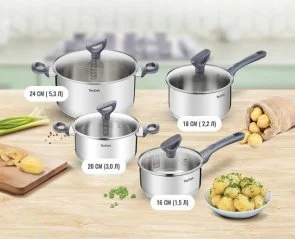 Фото: Набір змішаний Tefal Daily Cook 1.5L/ 2L/ 2.9L/ 5L 8pcs (G712S855) № 2 | KTC
