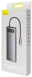 Фото: USB-хаб Baseus Metal Gleam Series 12in1 Gray (WKWG020213) № 7 | KTC