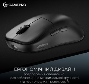 Миша GamePro Genesis Asgard Loki WL/USB Black (GM022B)
