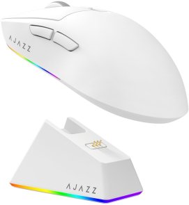 Миша Ajazz AJ139 V2 MC WL/BT/USB White (AJ139-V2-MC-W)