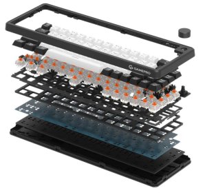 Клавіатура GamePro Asgard Valhalla MK210B Pro RGB WL/BT/USB Black