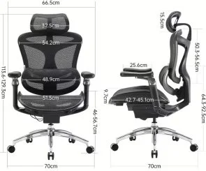 Фото: Крісло SIHOO Doro C300 Pro Black (DORO-C300-PRO-M101) № 3 | KTC