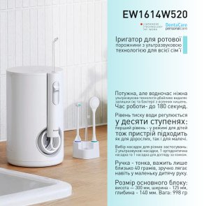 Іригатор Panasonic EW1614W520 White